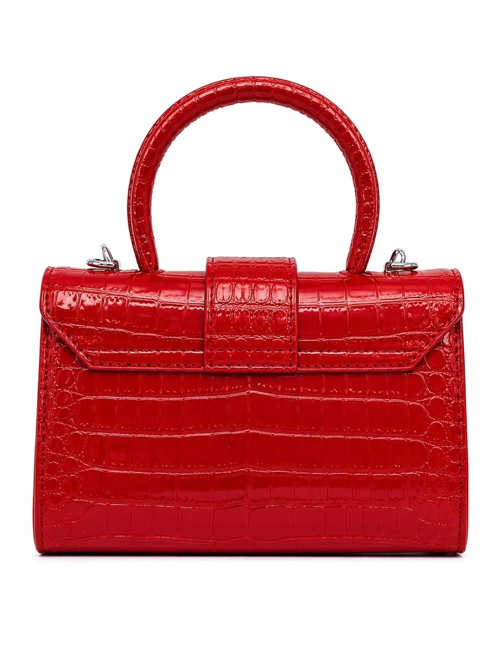 Luxury Croc-Embossed Satchel